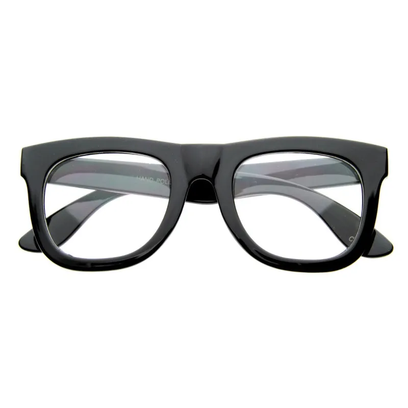 Celebrity Fashion Thick Horned Rim Frame Glasses sold by ZeroUV