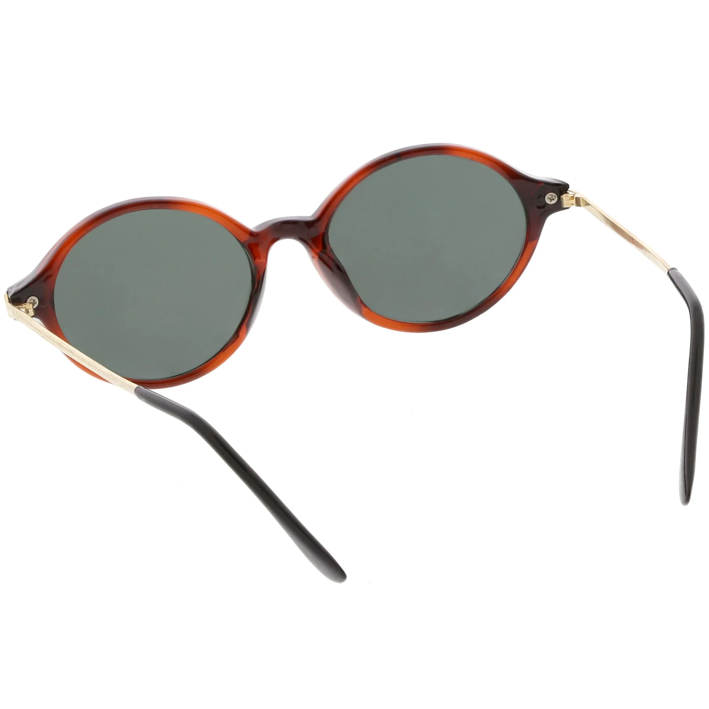 Small European True Vintage Oval Indie Dapper Sunglasses C646 sold by ZeroUV product image thumbnail 4