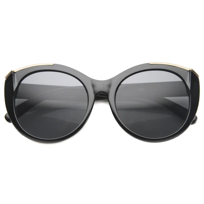Women's Retro Oversize Cat Eye Gradient Lens Sunglasses A009 sold by ZeroUV