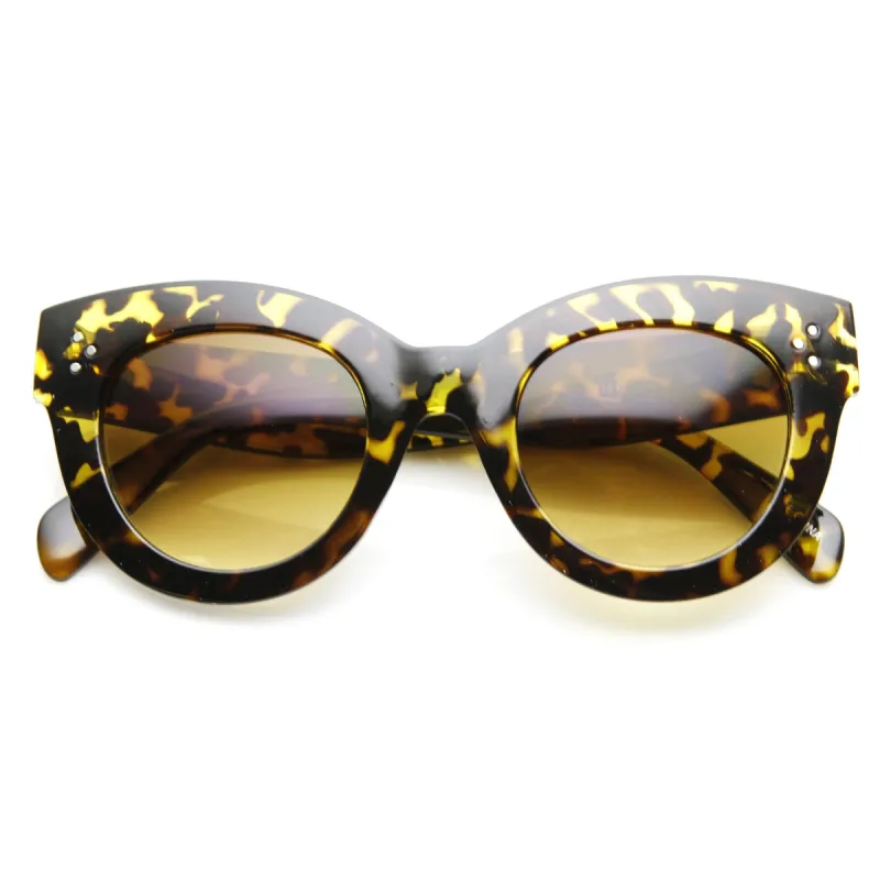 Womens Oversize Bold Cat Eye Frame With Rivet Accents 9471 sold by ZeroUV