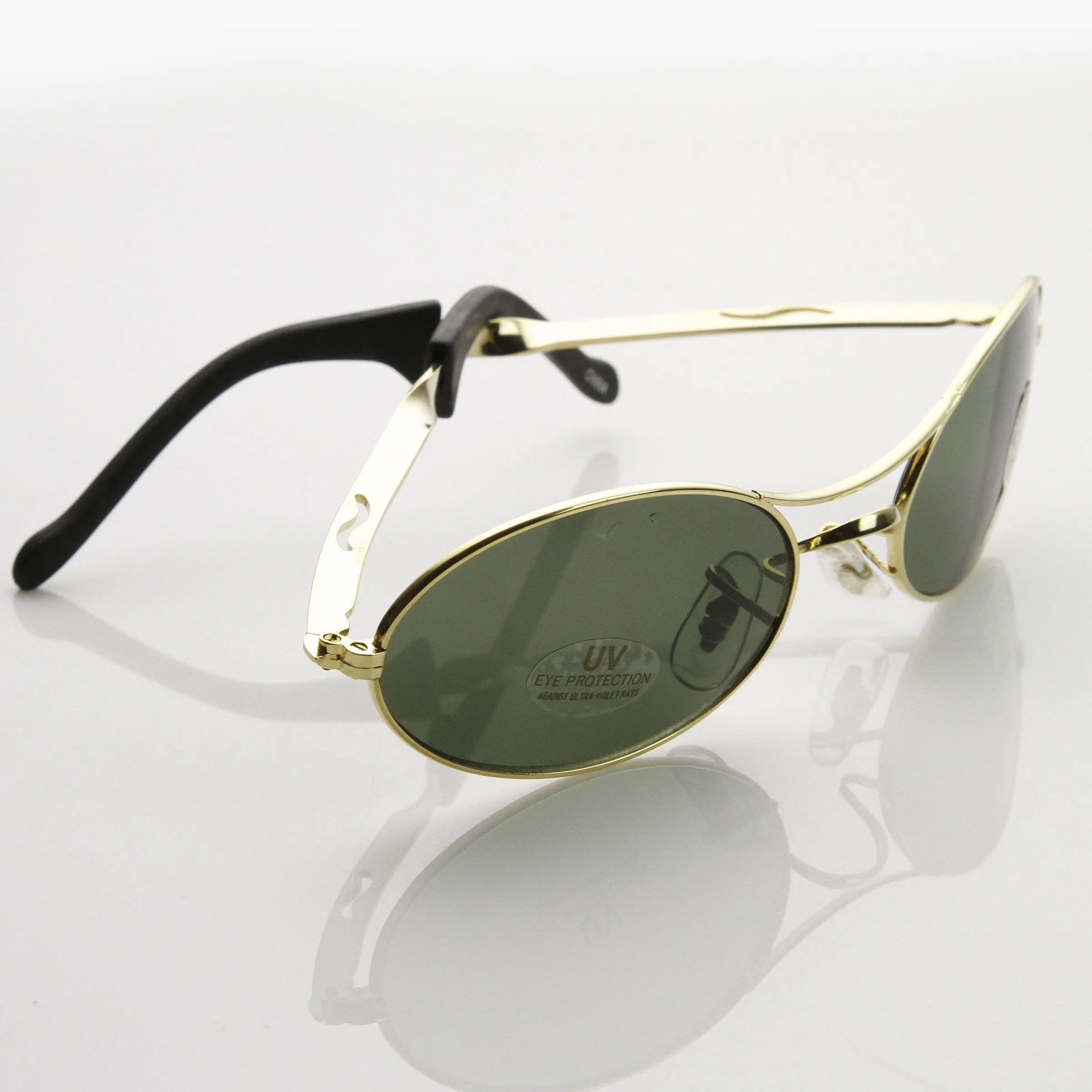 Vintage Deadstock Oval Metal Sunglasses 7017 sold by ZeroUV product image thumbnail 3