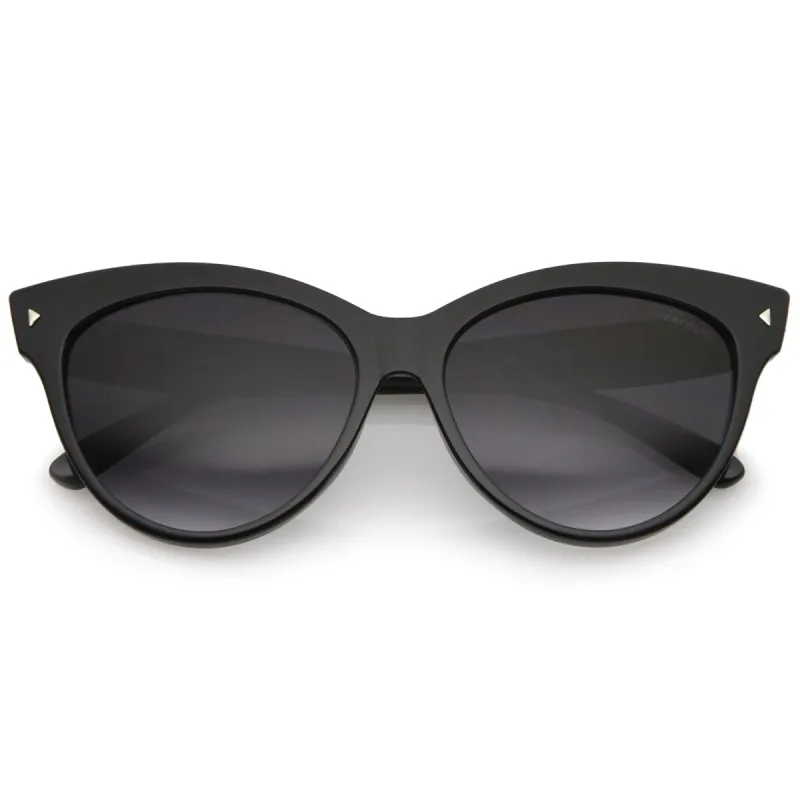High Pointed Tip Inset Frame Oversize Cat Eye Sunglasses 8462 sold by ZeroUV