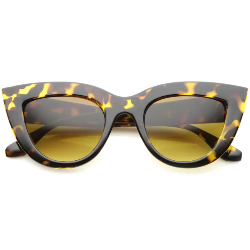 Women's 70's Retro Sharp Cat Eye Sunglasses A233 sold by ZeroUV