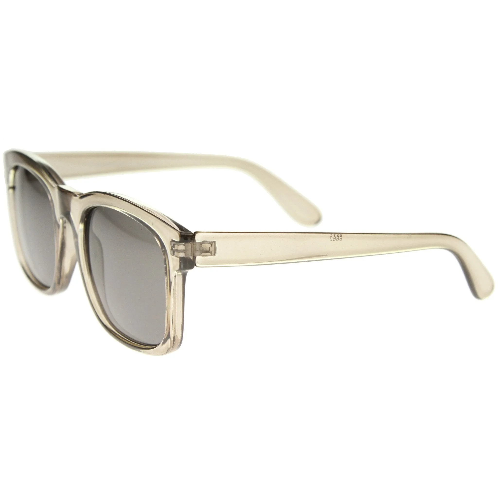 Retro Bold Horned Rim Shallow Frame Sunglasses A158 sold by ZeroUV product image thumbnail 5