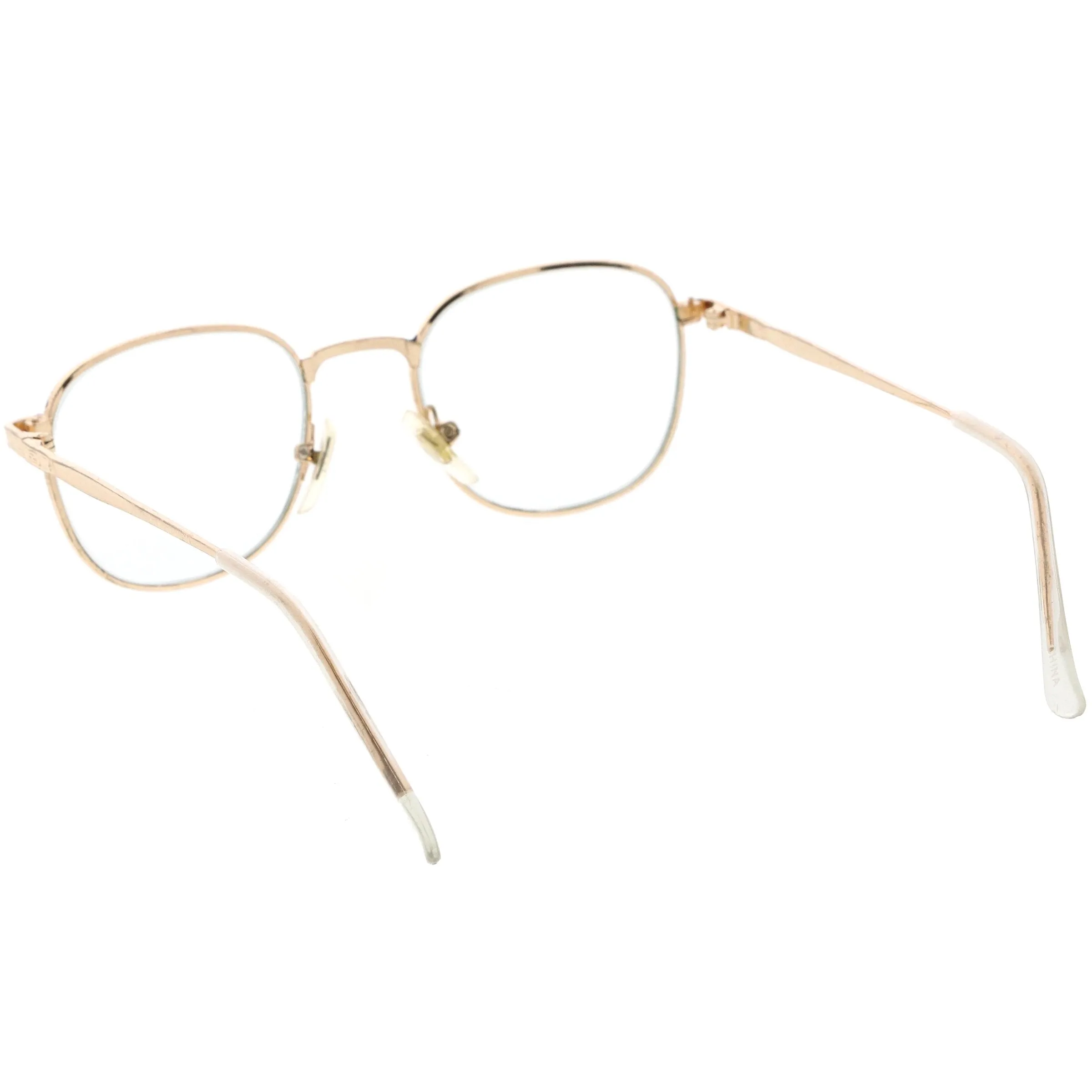 True Vintage Dapper Square Clear Lens Glasses C718 sold by ZeroUV product image thumbnail 5