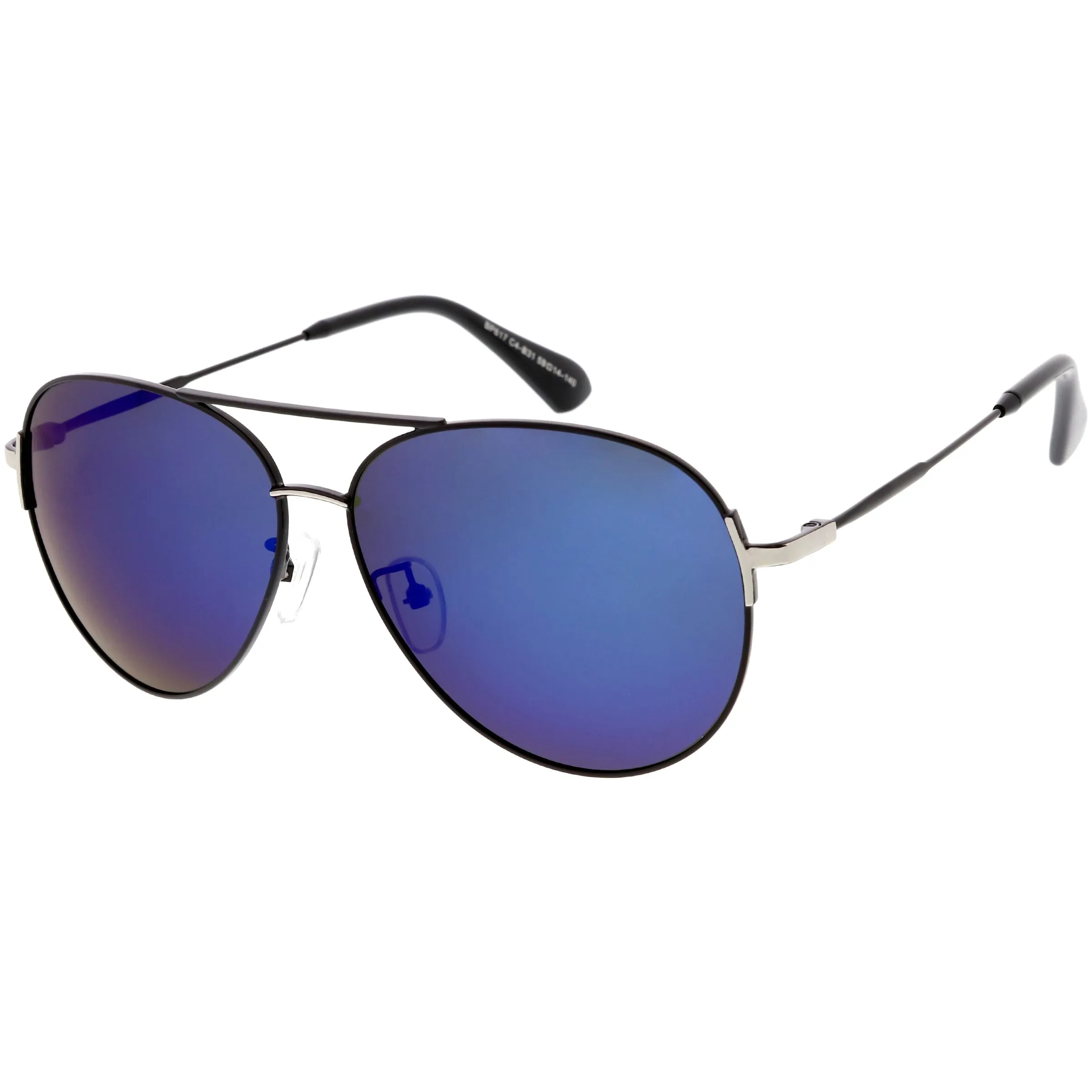 Oversize Metal Arms Polarized Lens Aviator Sunglasses C886 sold by ZeroUV product image thumbnail 4