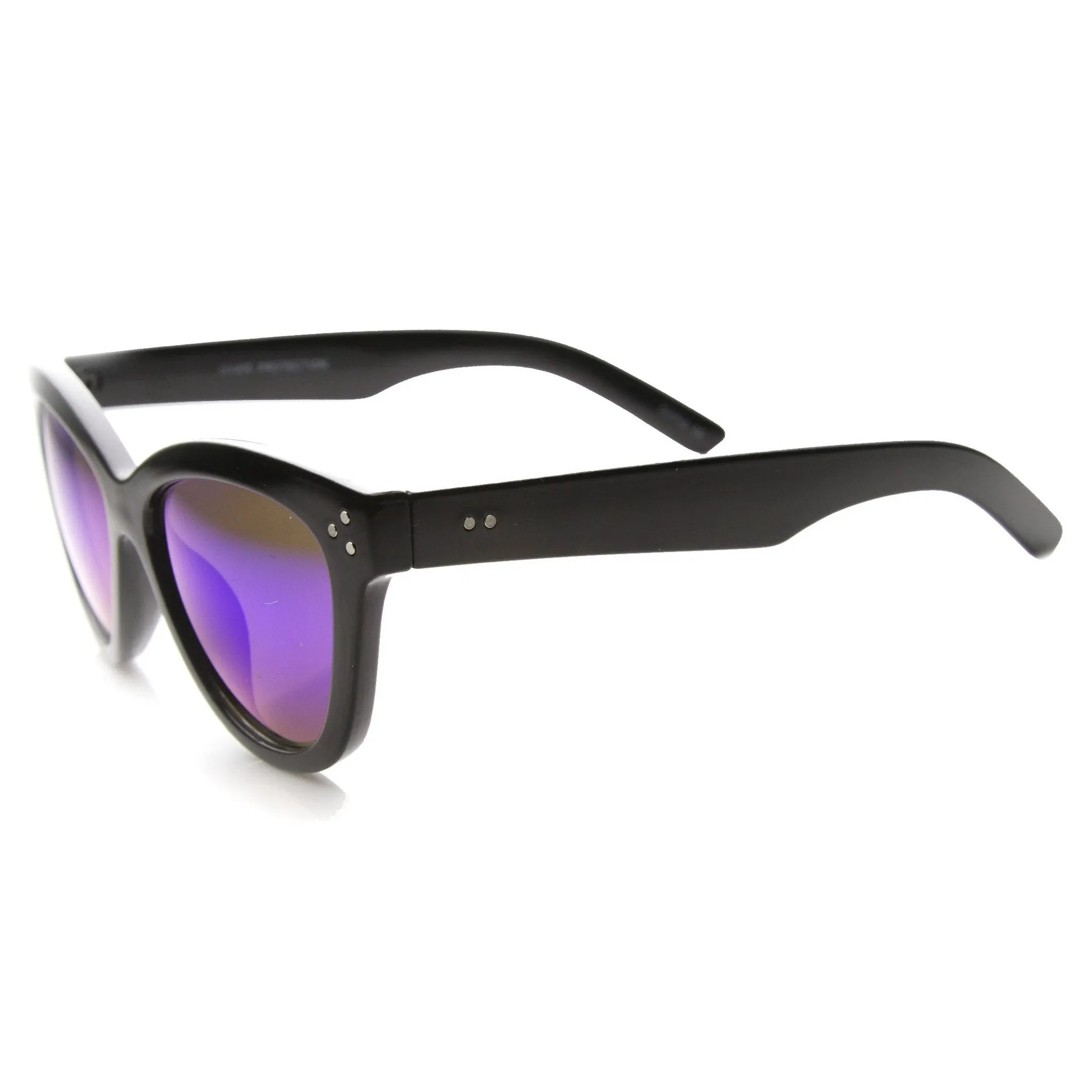 Women's Oversize Bold Cat Eye Sunglasses With Mirror Lens 9801 sold by ZeroUV product image thumbnail 5