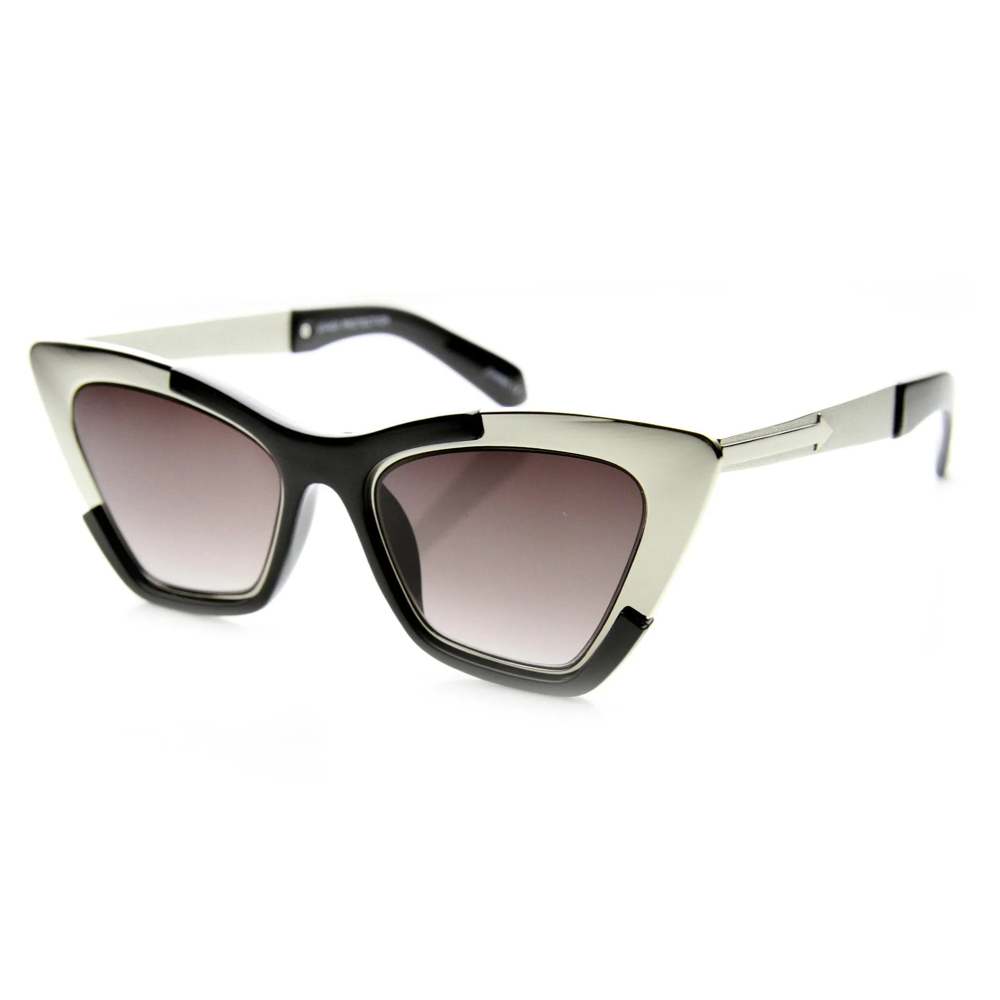 Womens Modern Designer Fashion Cat Eye Sunglasses 9601 sold by ZeroUV product image thumbnail 4