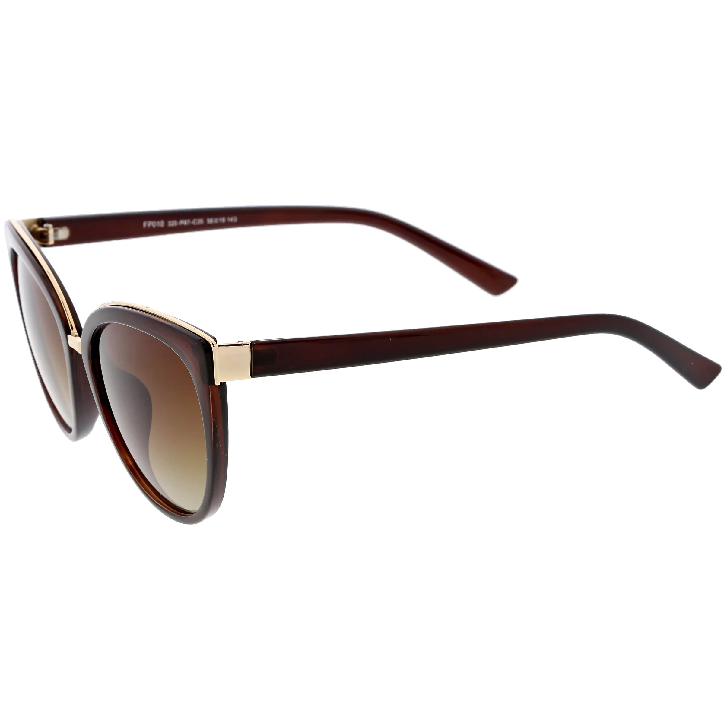 Women's Large Polarized Dual Layer Cat Eye Sunglasses C827 sold by ZeroUV product image thumbnail 3