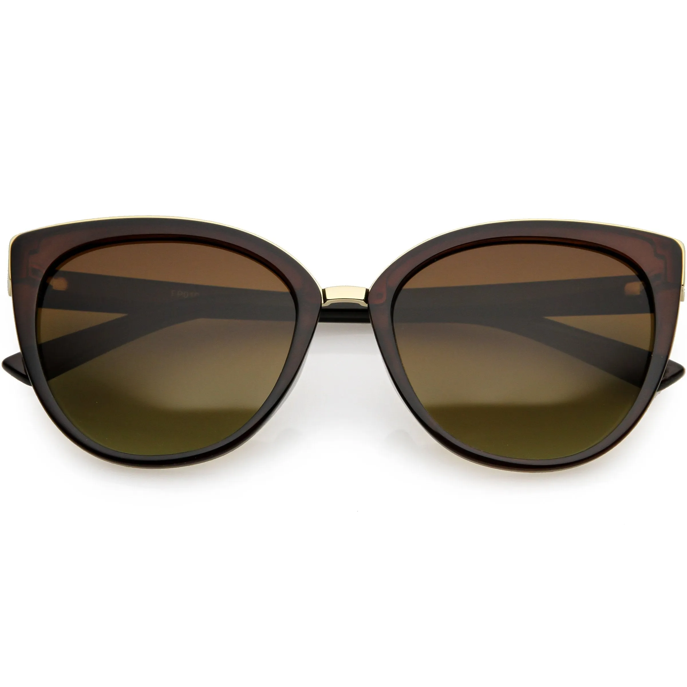 Women's Large Polarized Dual Layer Cat Eye Sunglasses C827 sold by ZeroUV