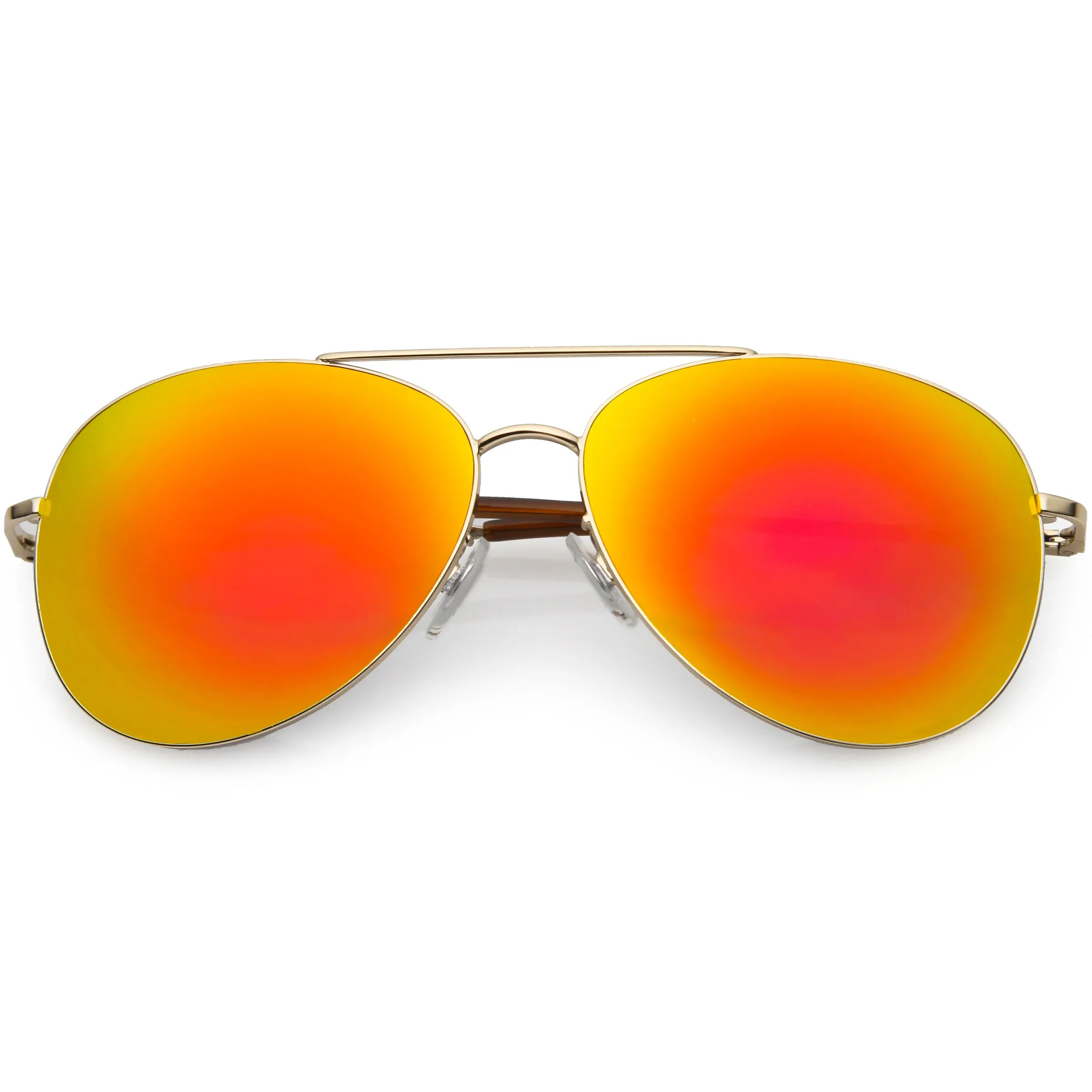 Classic Round Colored Mirror Lens Aviator Sunglasses C780 sold by ZeroUV