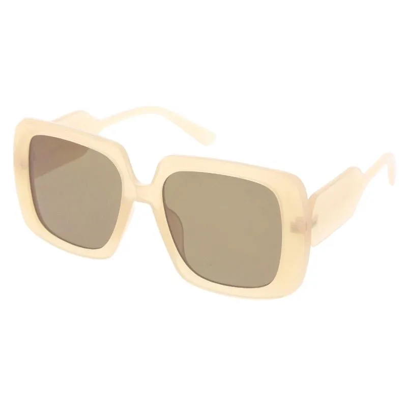 Thich Frame Oversize Square Sunglasses D322 sold by ZeroUV product image thumbnail 2