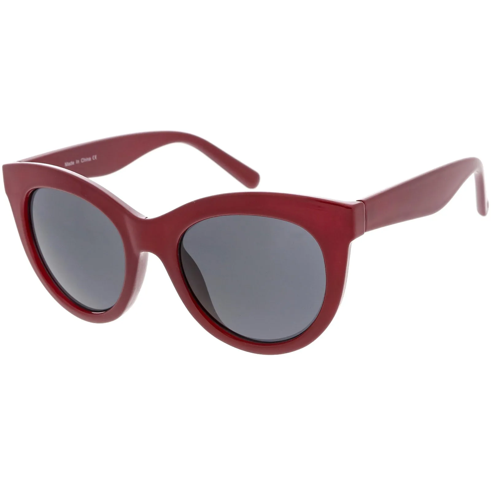 Women's Oversize Horned Rim Cat Eye Color Tone Sunglasses C837 sold by ZeroUV product image thumbnail 3