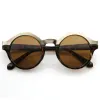 Women's Designer Two Tone Round Sunglasses 8606 sold by ZeroUV