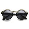 Women's Designer Two Tone Round Sunglasses 8606 sold by ZeroUV