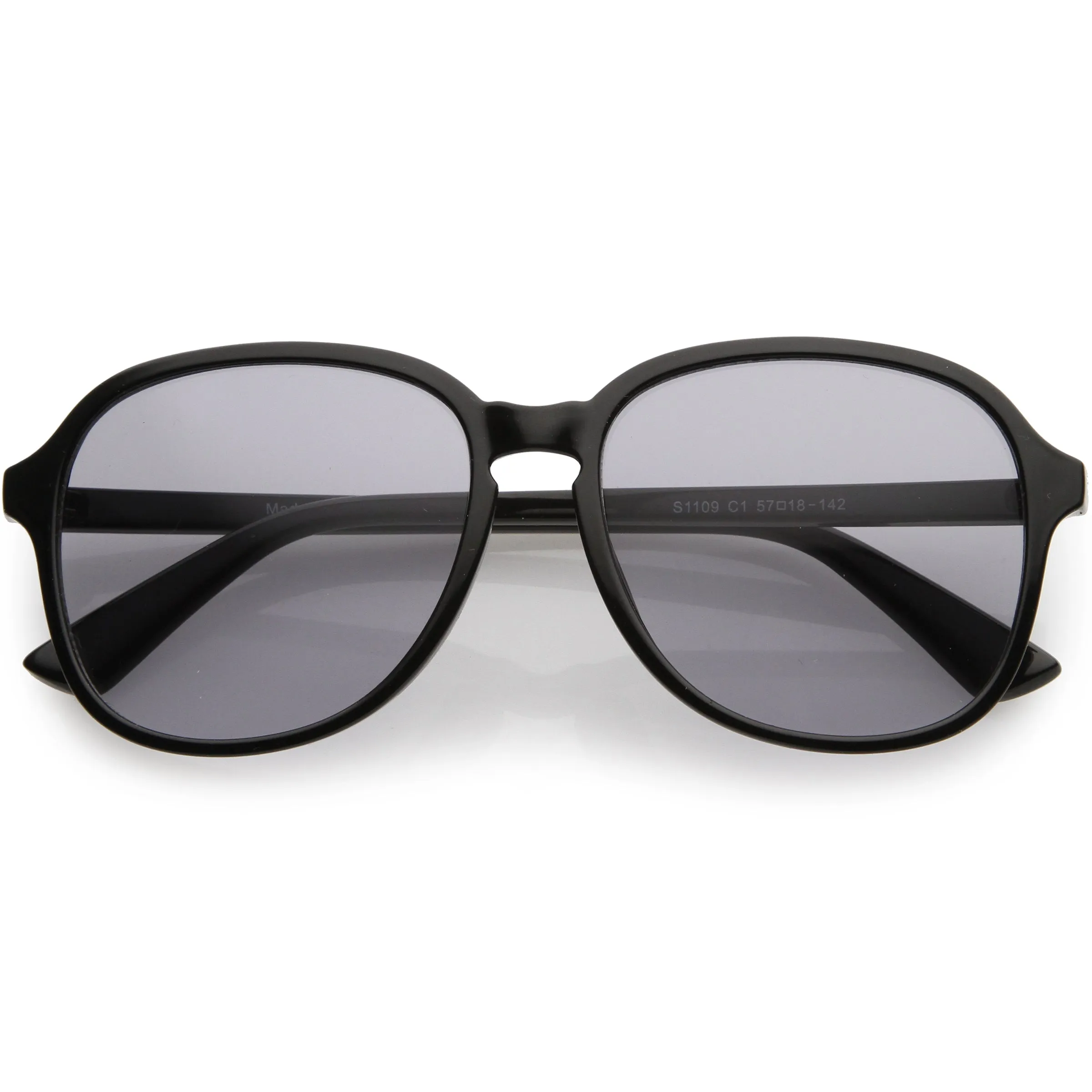 Retro Fab 70s Disco Era Keyhole Nose Classic Round Sunglasses D017 sold by ZeroUV