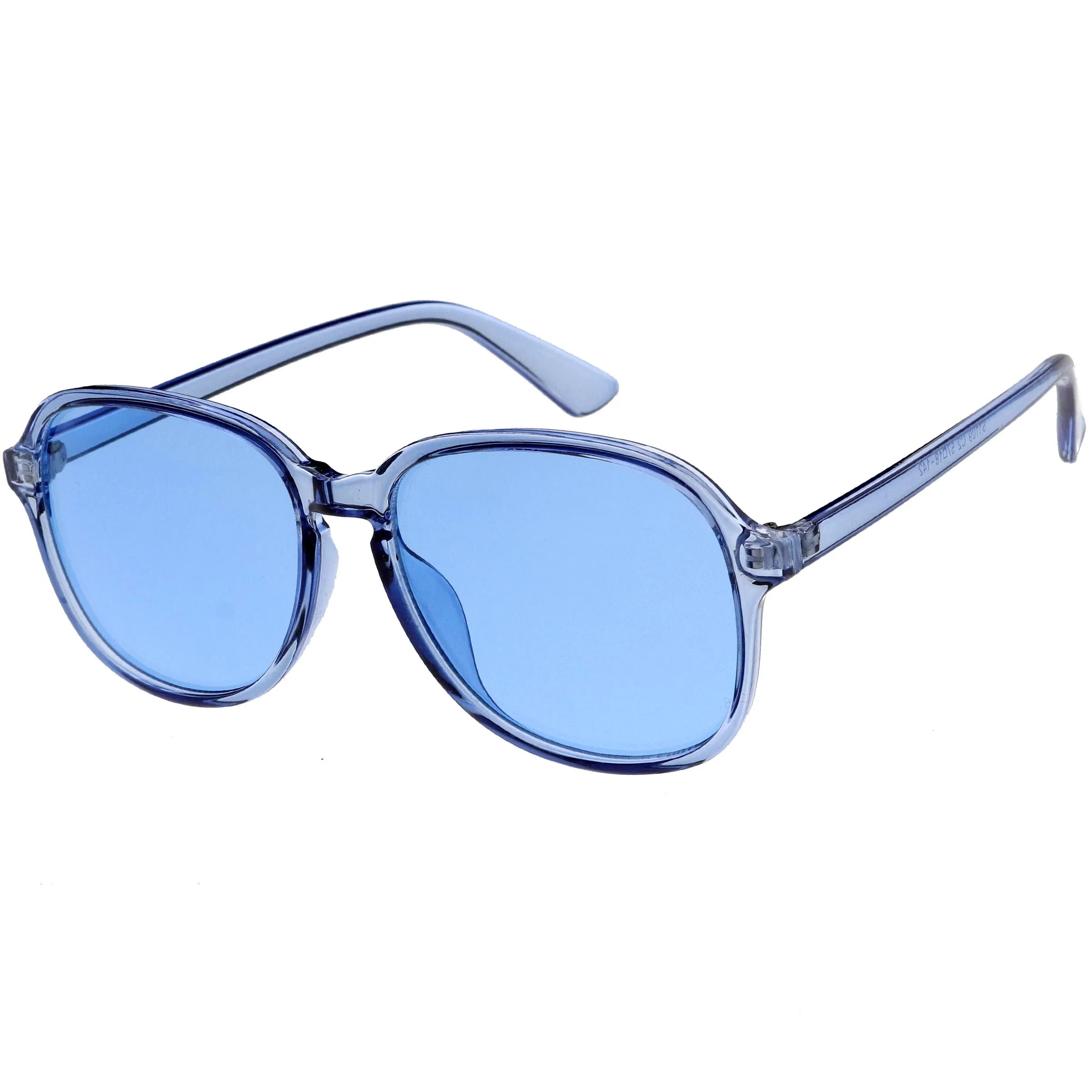 Retro Fab 70s Disco Era Keyhole Nose Classic Round Sunglasses D017 sold by ZeroUV product image thumbnail 5