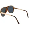 Retro Color Mirrored Flat Lens Flat Top Aviator Sunglasses C238 sold by ZeroUV