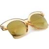 Women's Oversize Side Cut Transparent Sunglasses A492 sold by ZeroUV
