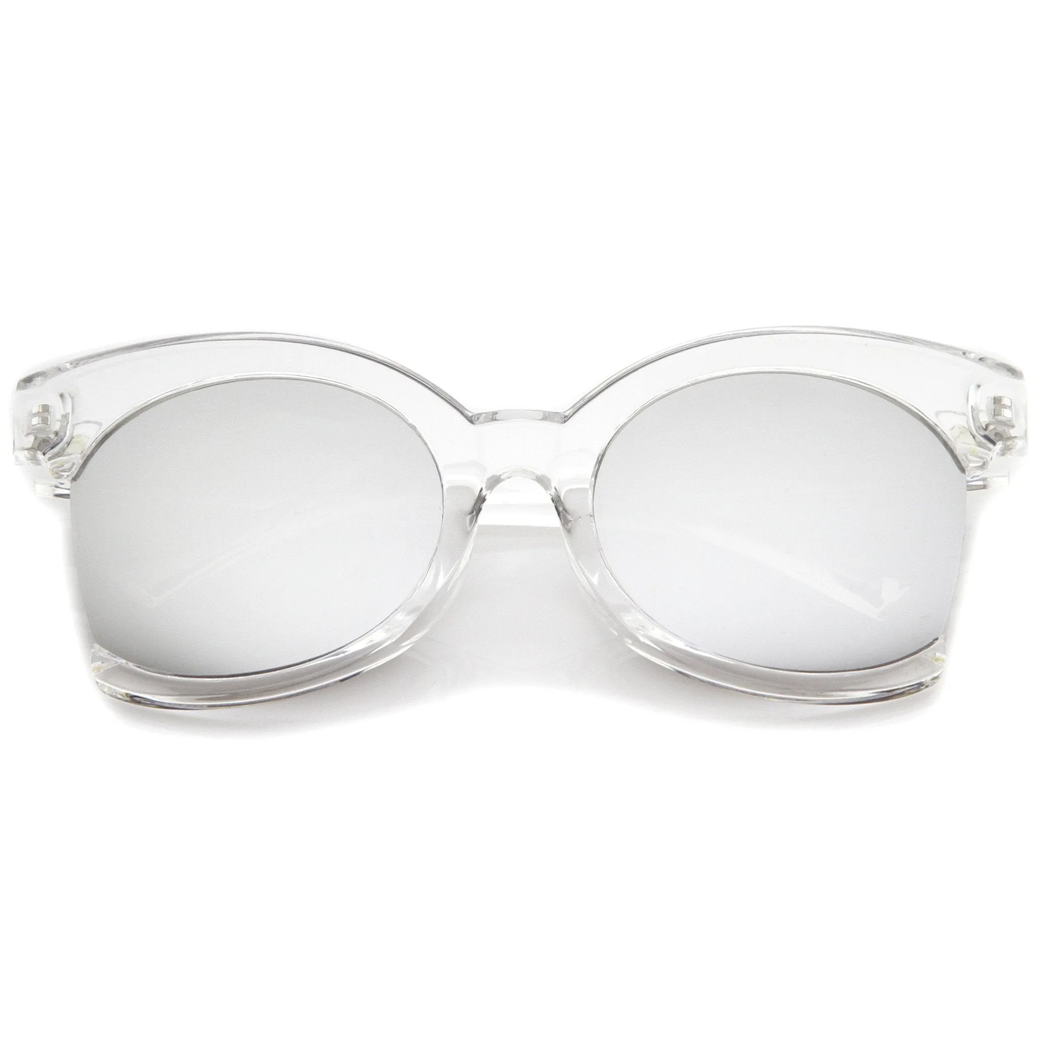 Women's Oversize Side Cut Transparent Sunglasses A492 sold by ZeroUV product image thumbnail 5
