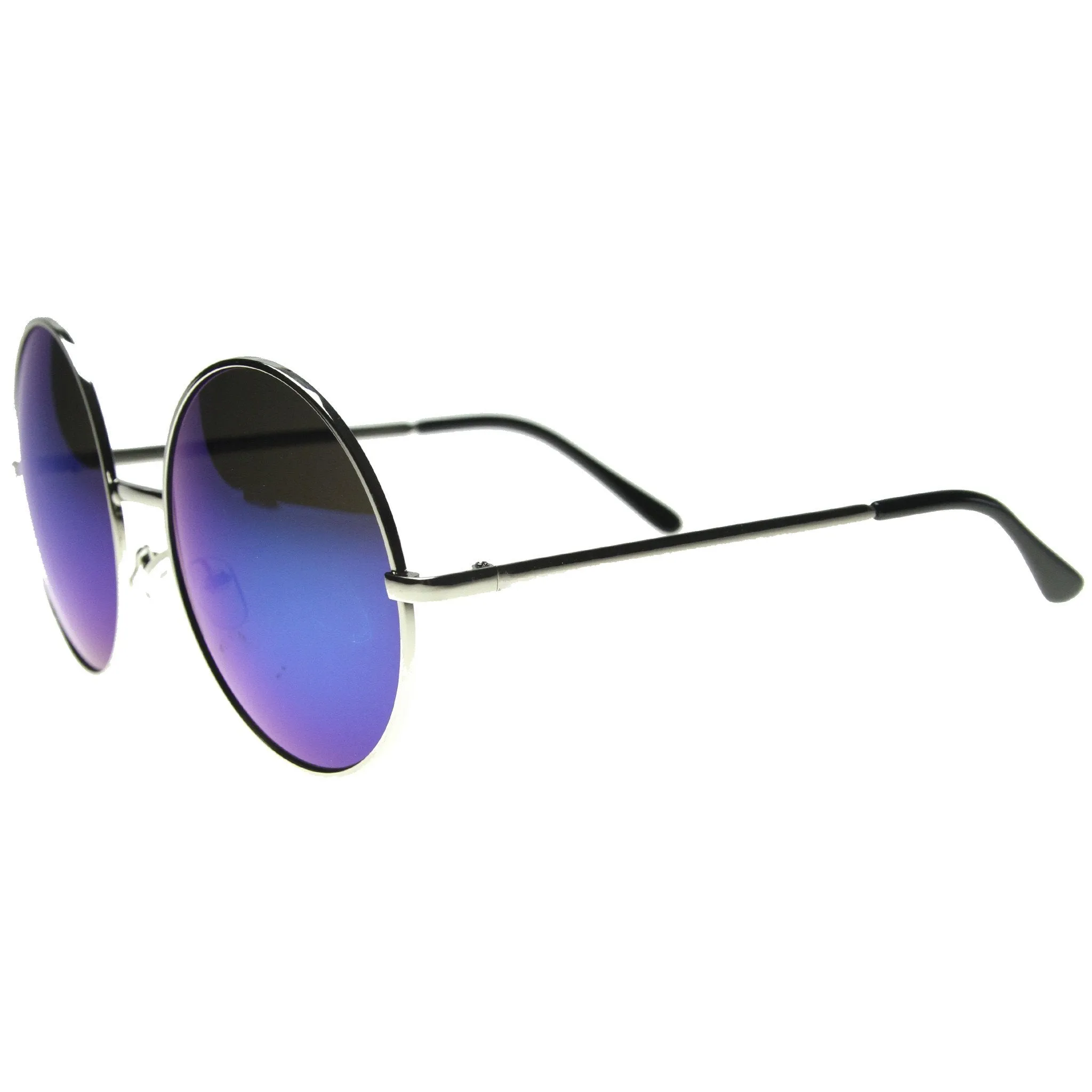 Women's Retro Metal Oversize Mirror Lens Sunglasses 9752 sold by ZeroUV product image thumbnail 5