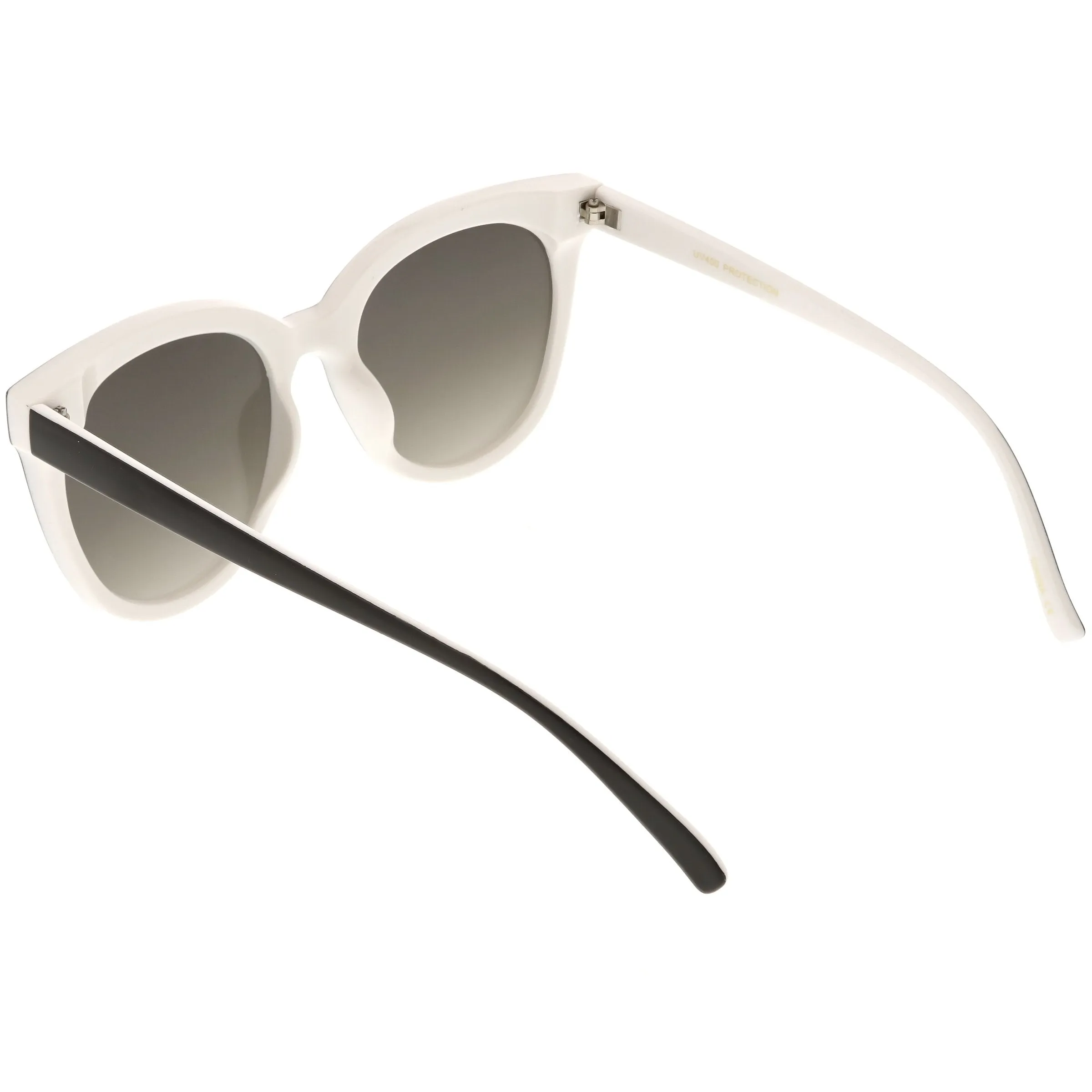 Women's Modern Infinity Flat Mirrored Lens Cat Eye Sunglasses C349 sold by ZeroUV product image thumbnail 4