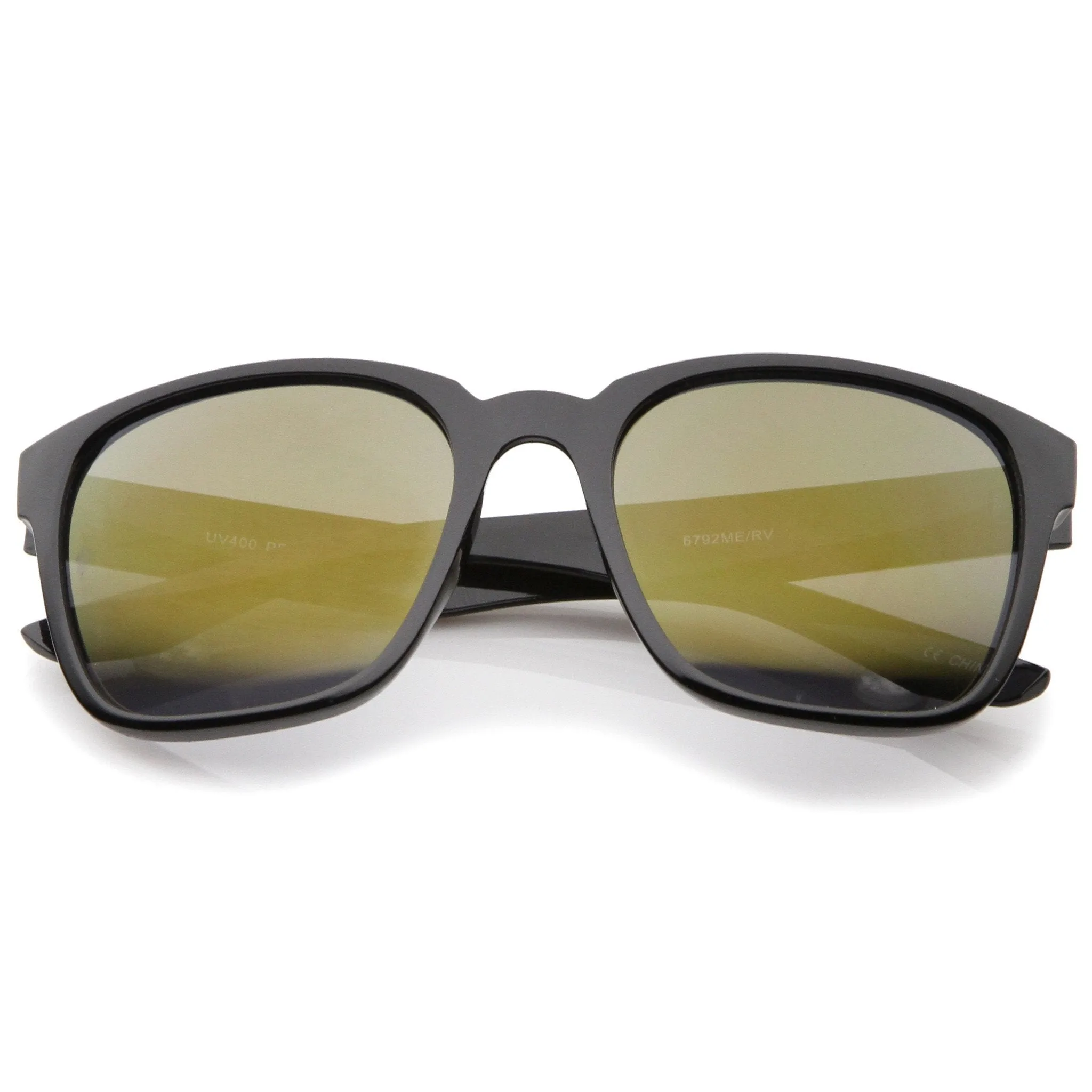 Men's Oversize Action Sports Flash Lens Aviator Sunglasses A395 sold by ZeroUV product image thumbnail 3