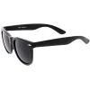 Large Retro Classic Horned Rim Retro Sunglasses C765 sold by ZeroUV