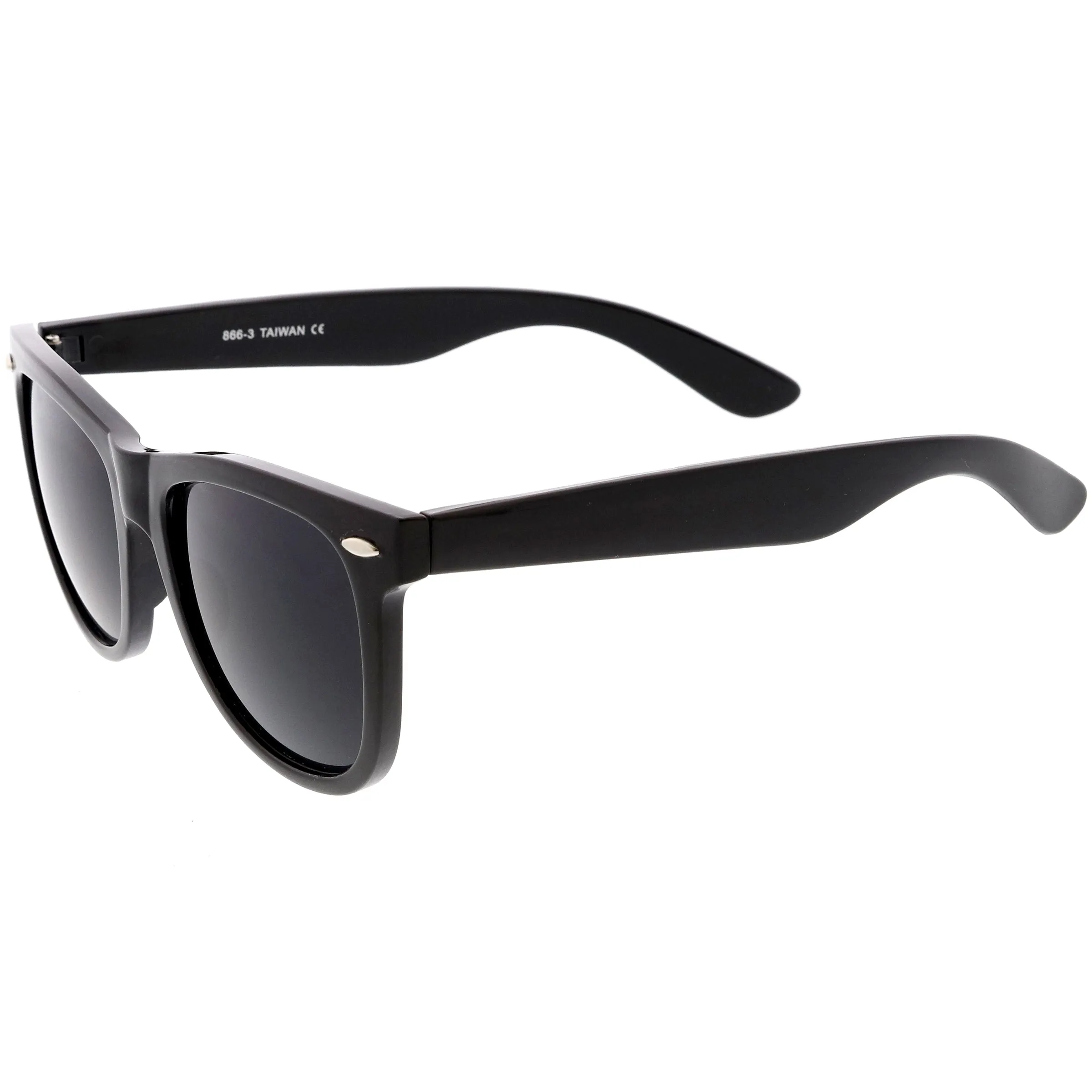 Large Retro Classic Horned Rim Retro Sunglasses C765 sold by ZeroUV product image thumbnail 5