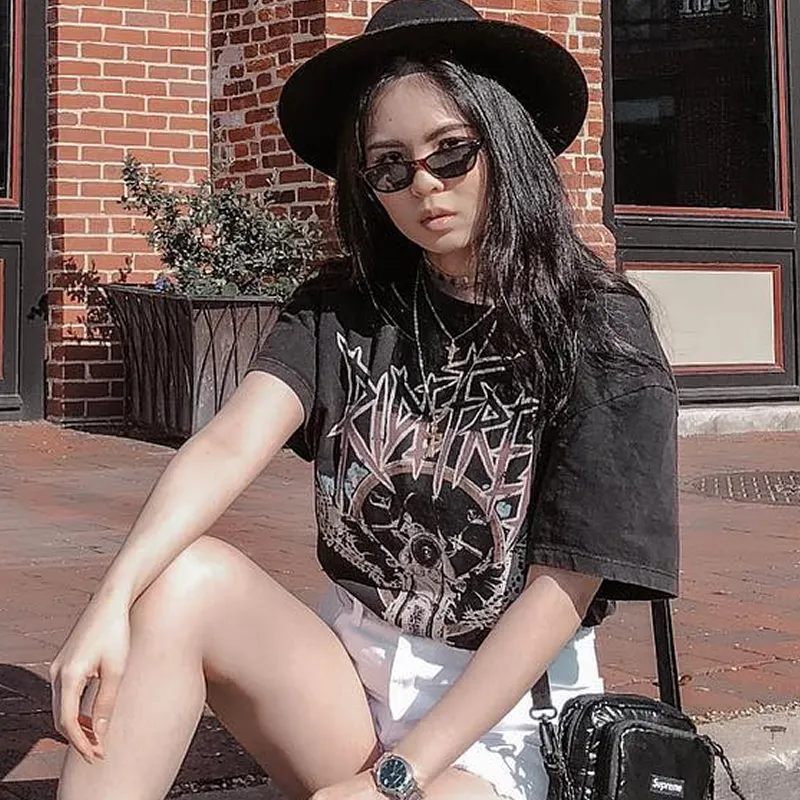 Small 1990's Dapper True Vintage Horned Rim Sunglasses C660 sold by ZeroUV product image thumbnail 3