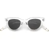 Modern Metal Arm Tip Polarized Lens Horn Rimmed Sunglasses C925 sold by ZeroUV