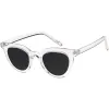 Modern Metal Arm Tip Polarized Lens Horn Rimmed Sunglasses C925 sold by ZeroUV