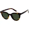 Modern Metal Arm Tip Polarized Lens Horn Rimmed Sunglasses C925 sold by ZeroUV