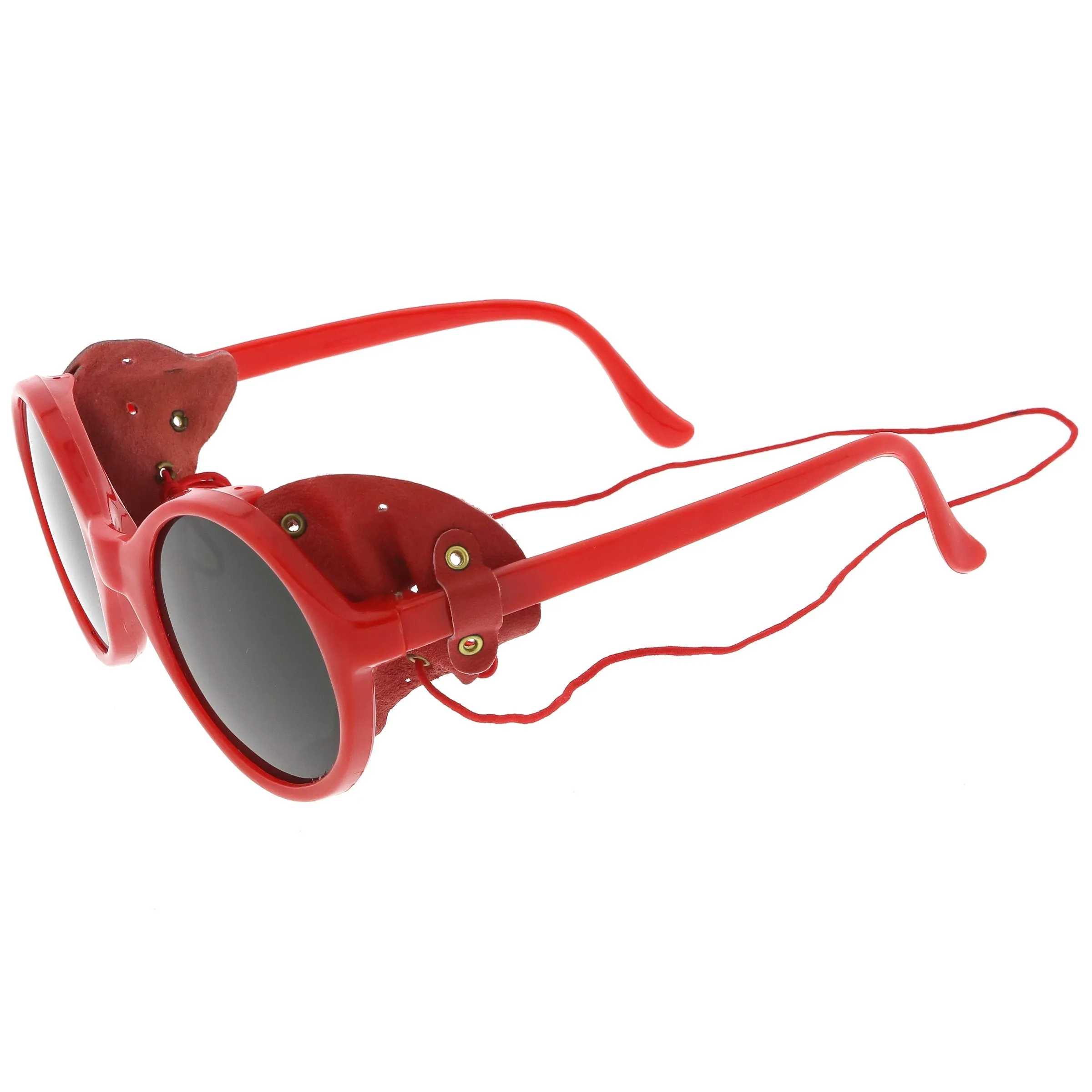 True Vintage Steampunk Side Cover Round Sunglasses C682 sold by ZeroUV product image thumbnail 3