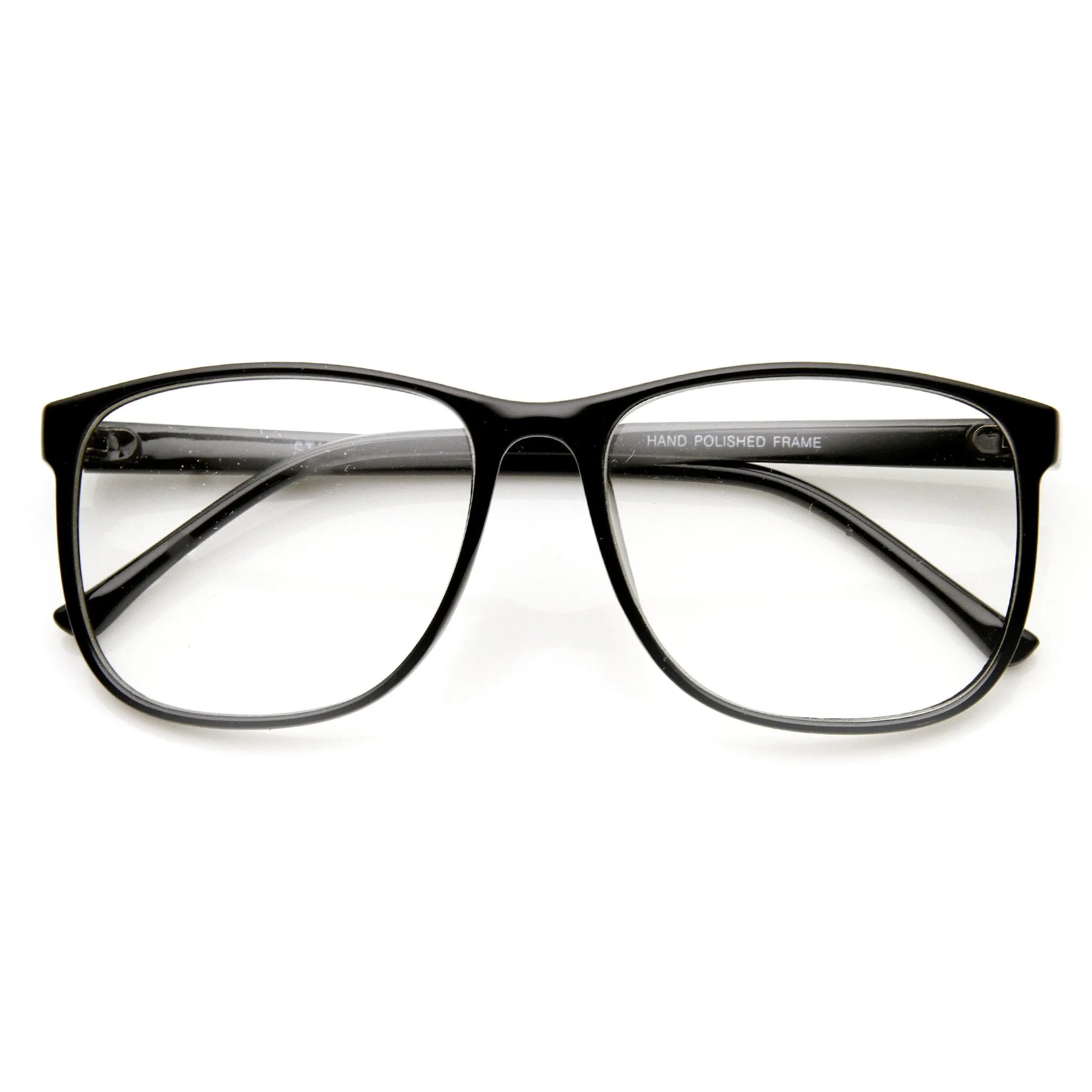 Large Retro Nerd Hipster Fashion Clear Lens Glasses 9339 sold by ZeroUV product image thumbnail 5