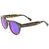 Euro Dapper P3 Horned Rim Round Mirror Lens Sunglasses A036 sold by ZeroUV