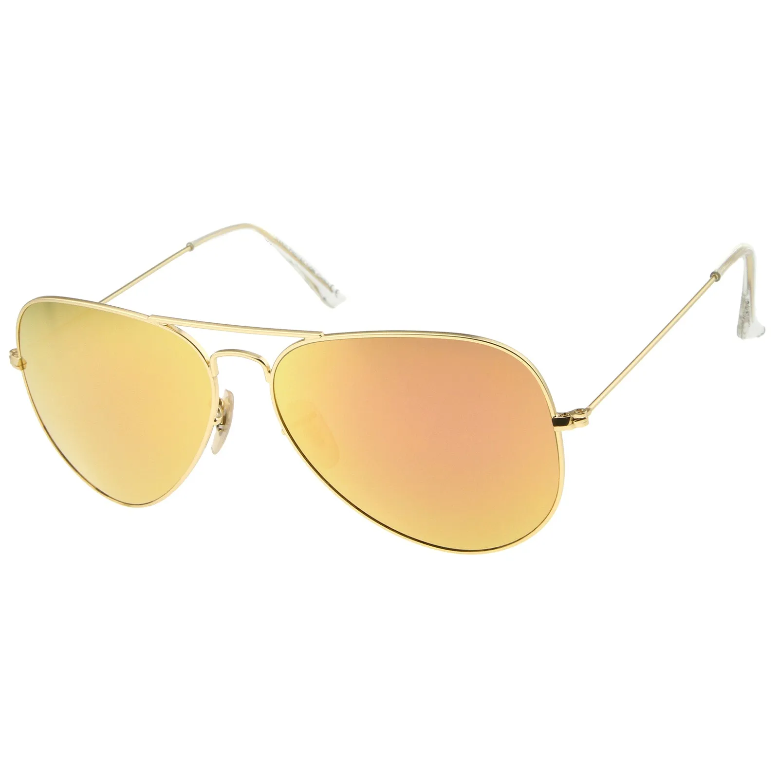 Oversize Premium Design Matte Metal Aviator Sunglasses 61mm A805 sold by ZeroUV product image thumbnail 2