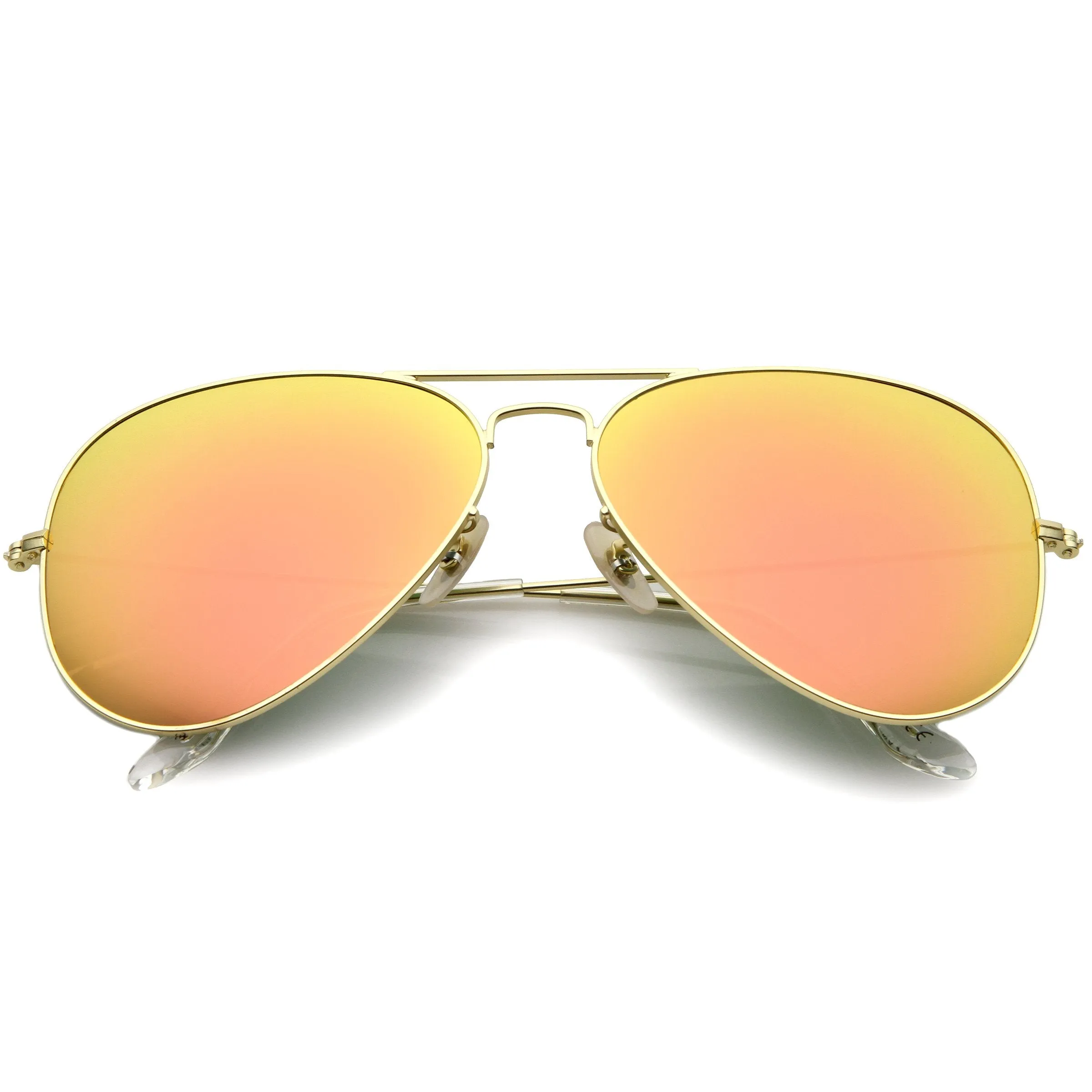 Oversize Premium Design Matte Metal Aviator Sunglasses 61mm A805 sold by ZeroUV