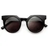 Retro P3 Round Angled Circle Flat Cat Eye Sunglasses 9120 sold by ZeroUV