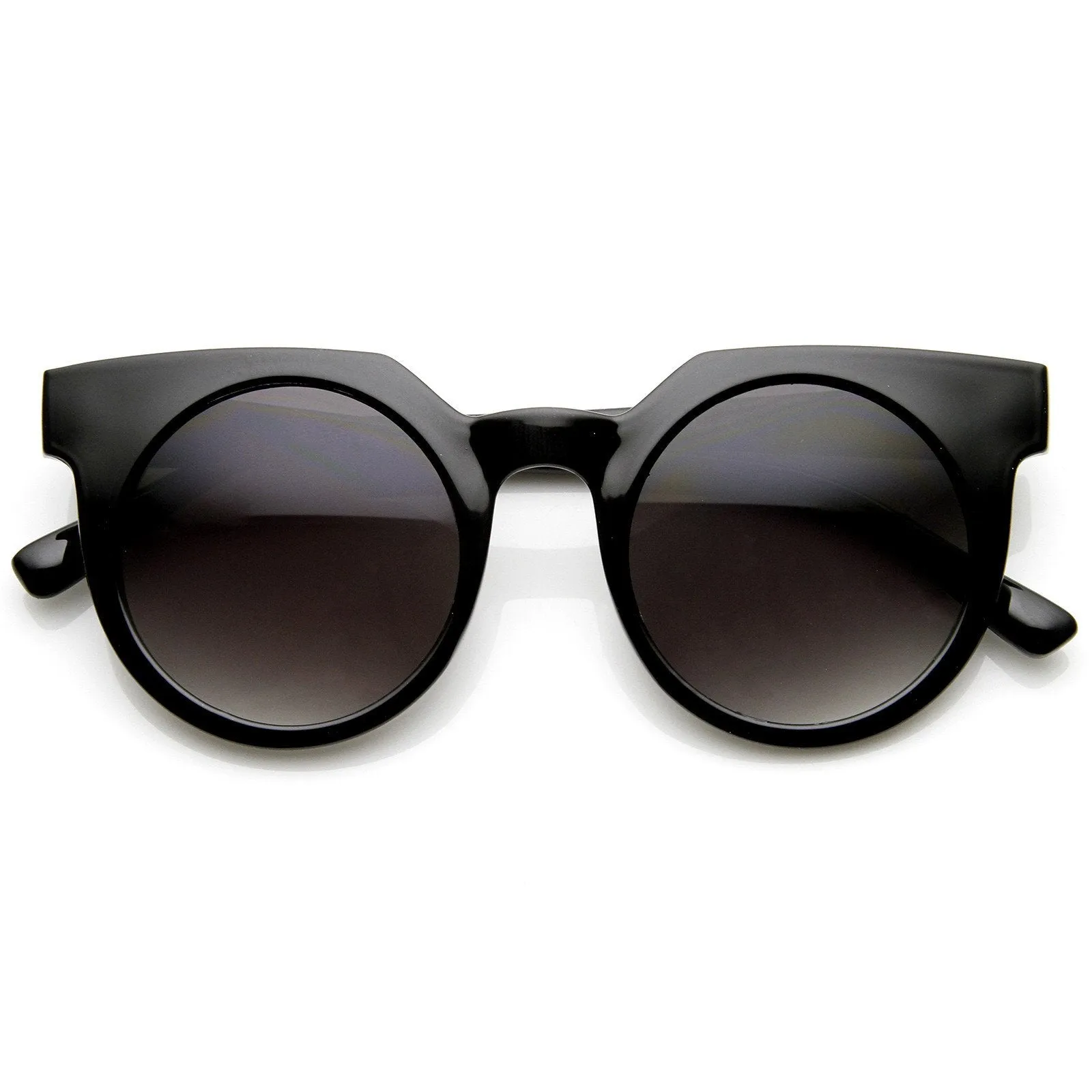 Retro P3 Round Angled Circle Flat Cat Eye Sunglasses 9120 sold by ZeroUV