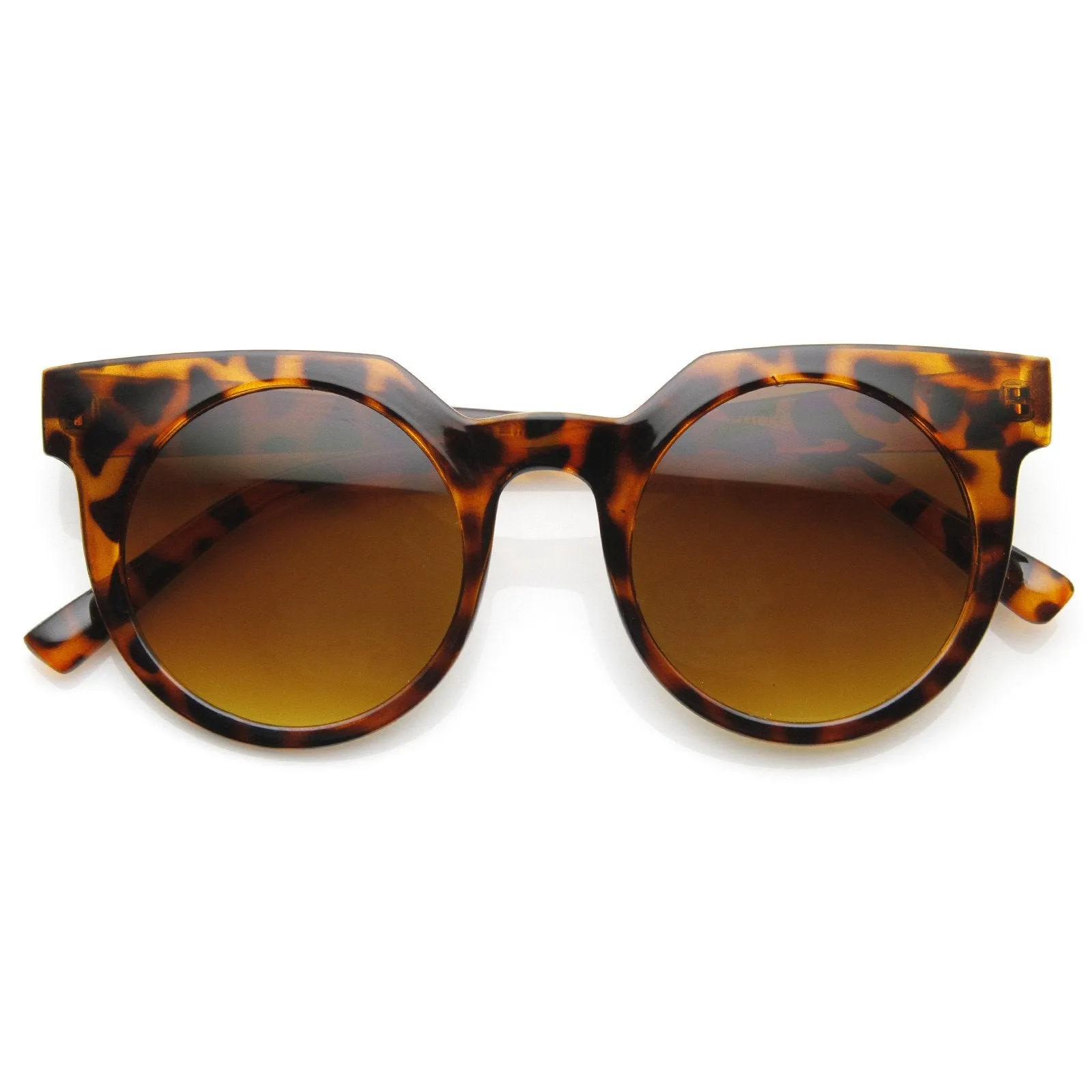 Retro P3 Round Angled Circle Flat Cat Eye Sunglasses 9120 sold by ZeroUV product image thumbnail 3