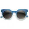 Retro P3 Round Angled Circle Flat Cat Eye Sunglasses 9120 sold by ZeroUV