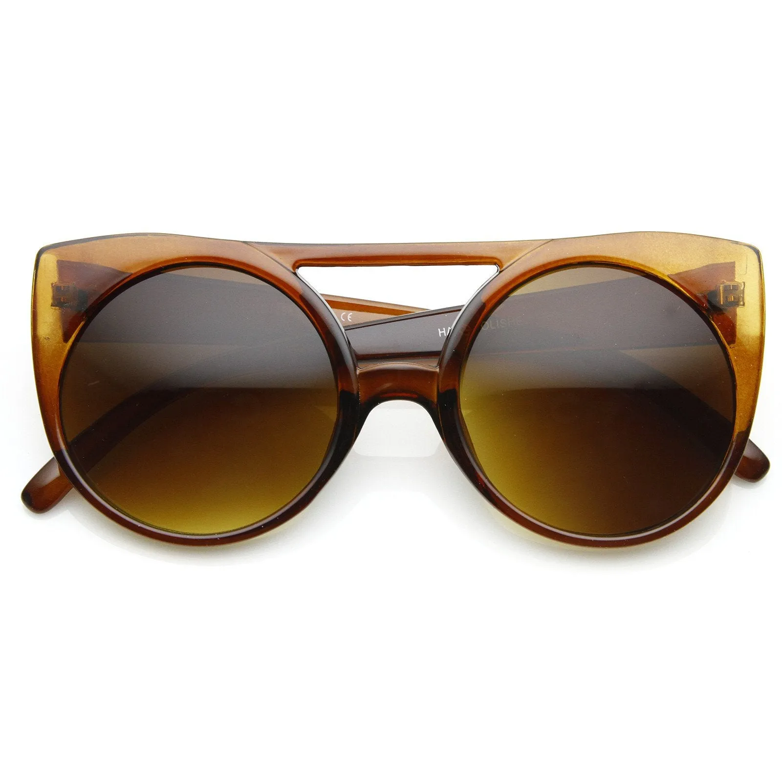Retro Oversize Round Transparent Colorful Sunglasses 8933 sold by ZeroUV product image thumbnail 5