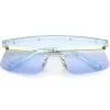 Retro Modern Blade Cut Shield Sports Sunglasses C941 sold by ZeroUV
