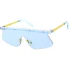 Retro Modern Blade Cut Shield Sports Sunglasses C941 sold by ZeroUV