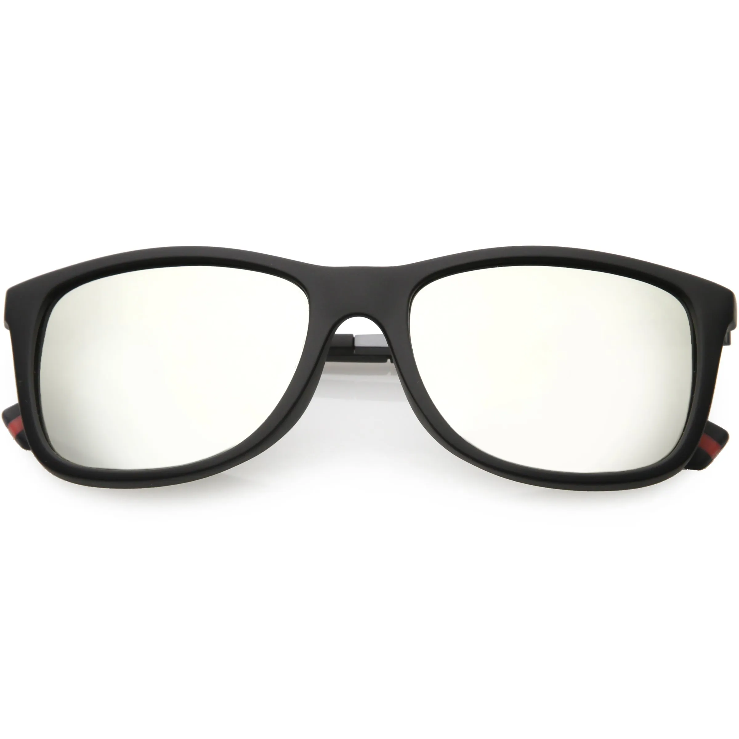 Classic Horn Rimmed Metal Arms Polarized Lens Square Sunglasses C891 sold by ZeroUV product image thumbnail 3