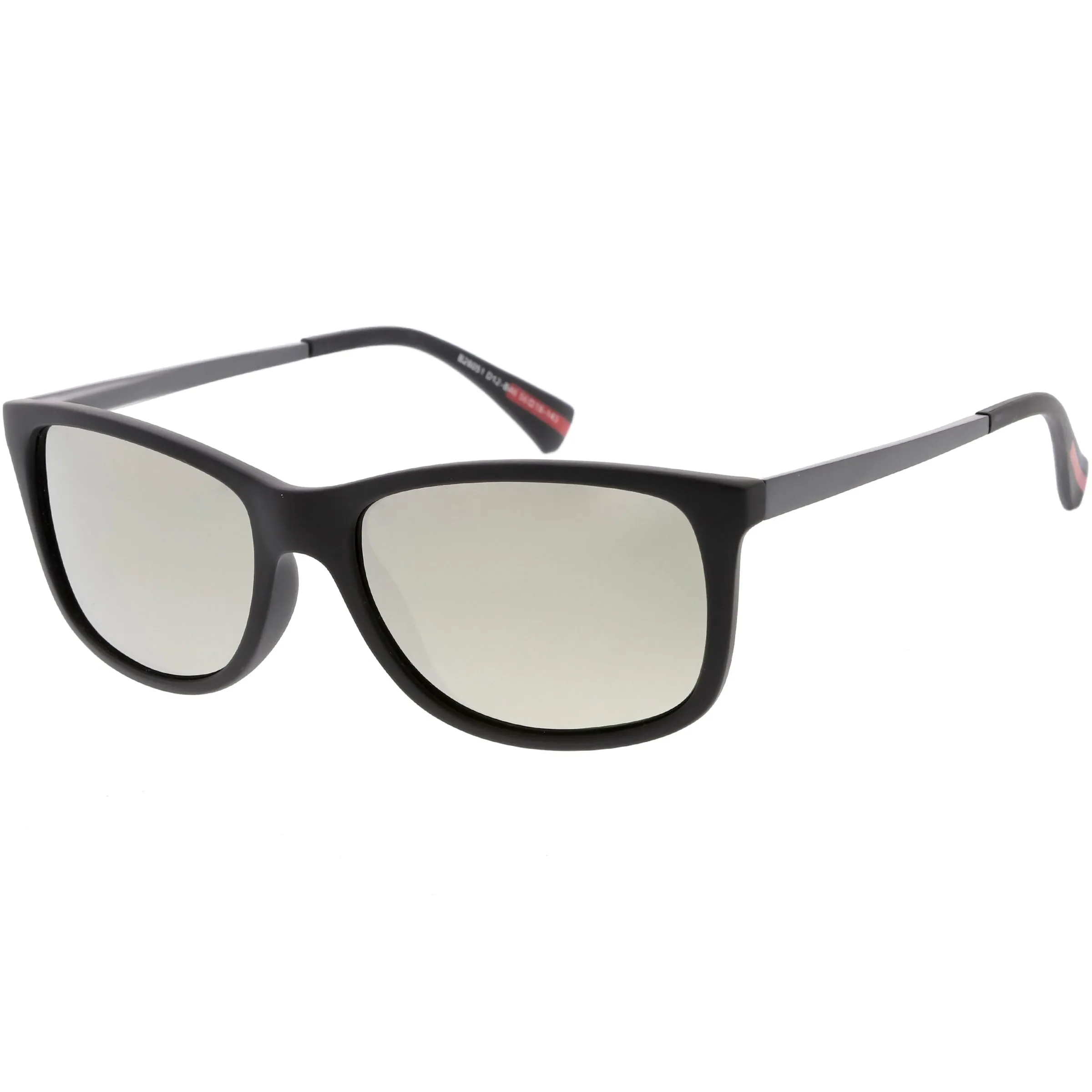 Classic Horn Rimmed Metal Arms Polarized Lens Square Sunglasses C891 sold by ZeroUV product image thumbnail 4
