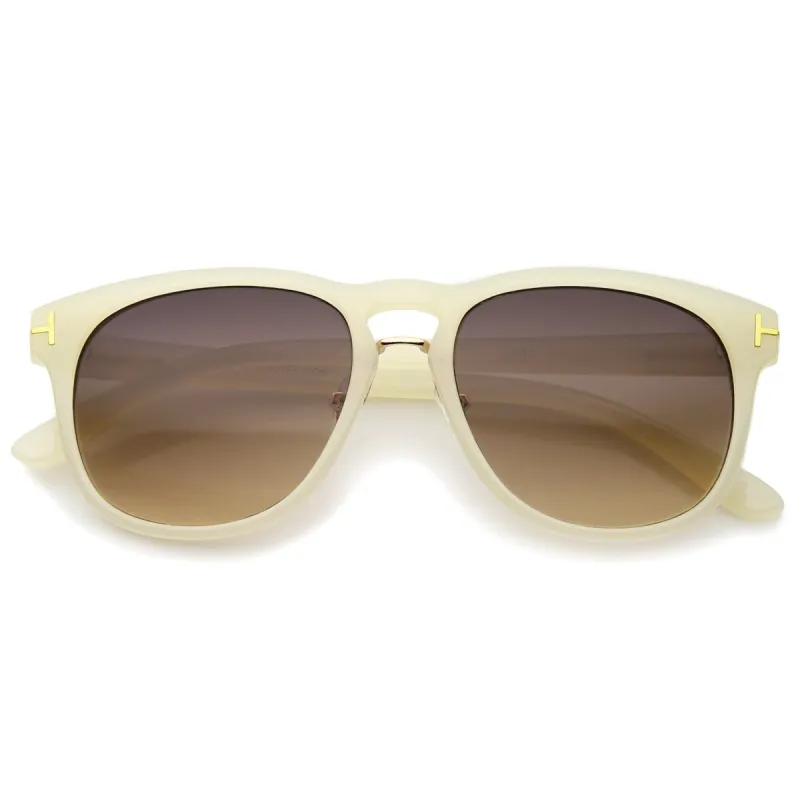 European Dapper Horned Rim Sunglasses A329 sold by ZeroUV