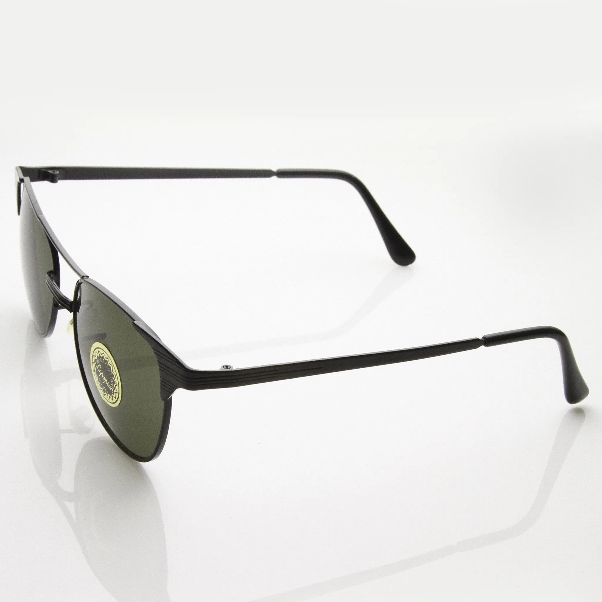 True Vintage 1950's Metal Cross Bar Horned Rim Sunglasses 7018 sold by ZeroUV product image thumbnail 3