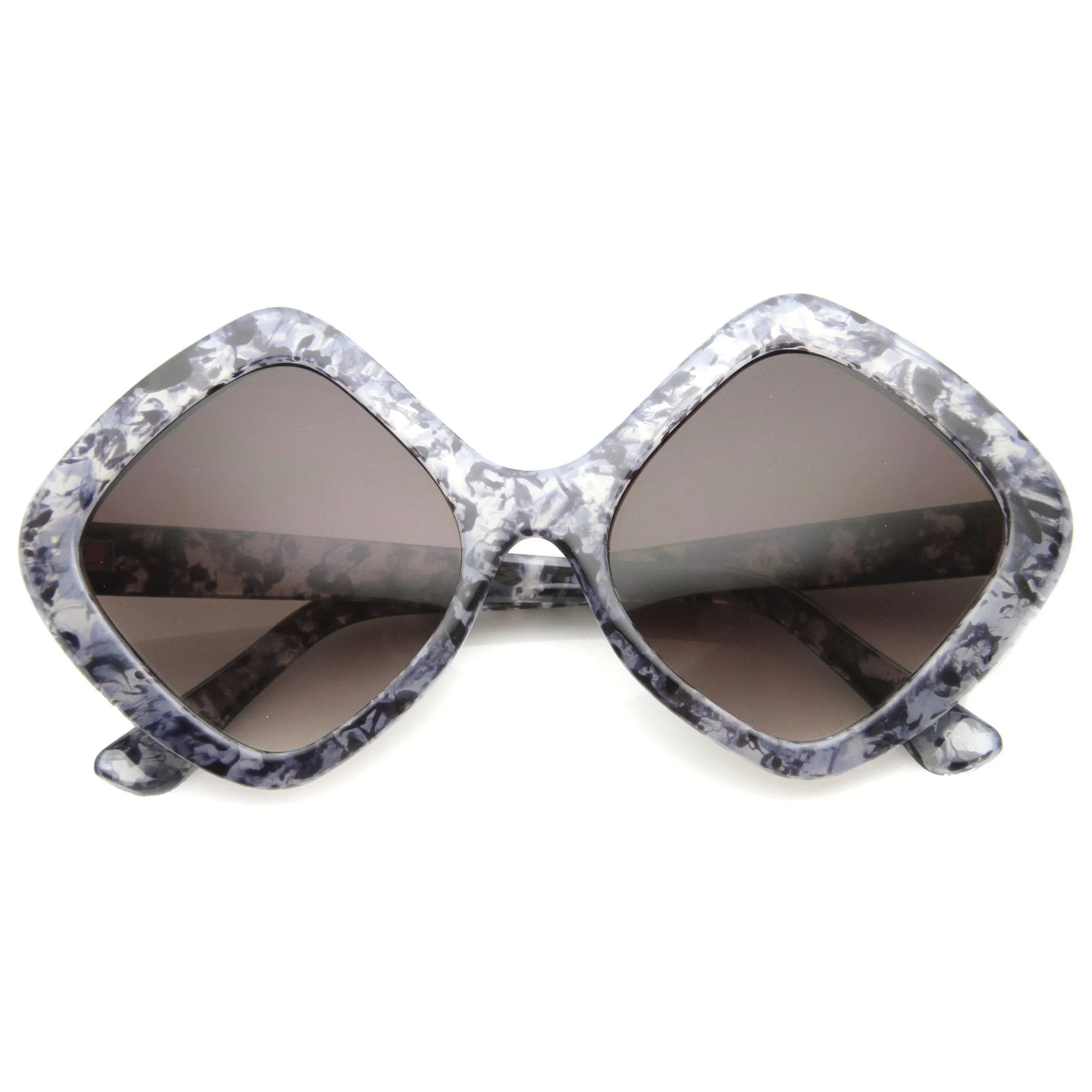 Women's Indie Oversize Diamond Shape Sunglasses 9968 sold by ZeroUV product image thumbnail 3